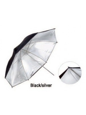 Black Sliver  43 inch Umbrella HIRE