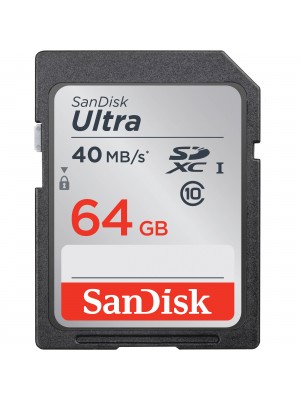 SanDisk 64GB Ultra UHS-I SDXC Memory Card (Class 10)