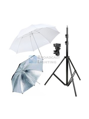 33" Speed Light Stand Mount Umbrella HIRE