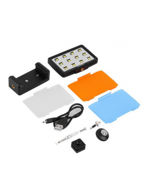 Mini LED Video Light+Holder For Cellphone/Pad/for DSLR/for Gopro